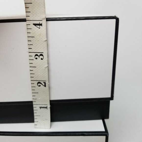Chanel EMPTY Gift Boxes Lot 2 Medium Black White Keepsake Container 8.5" Square - Picture 12 of 15